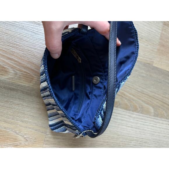 The Sak Knit Wristlet in Blue Stripe‎ - Picture 5 of 7